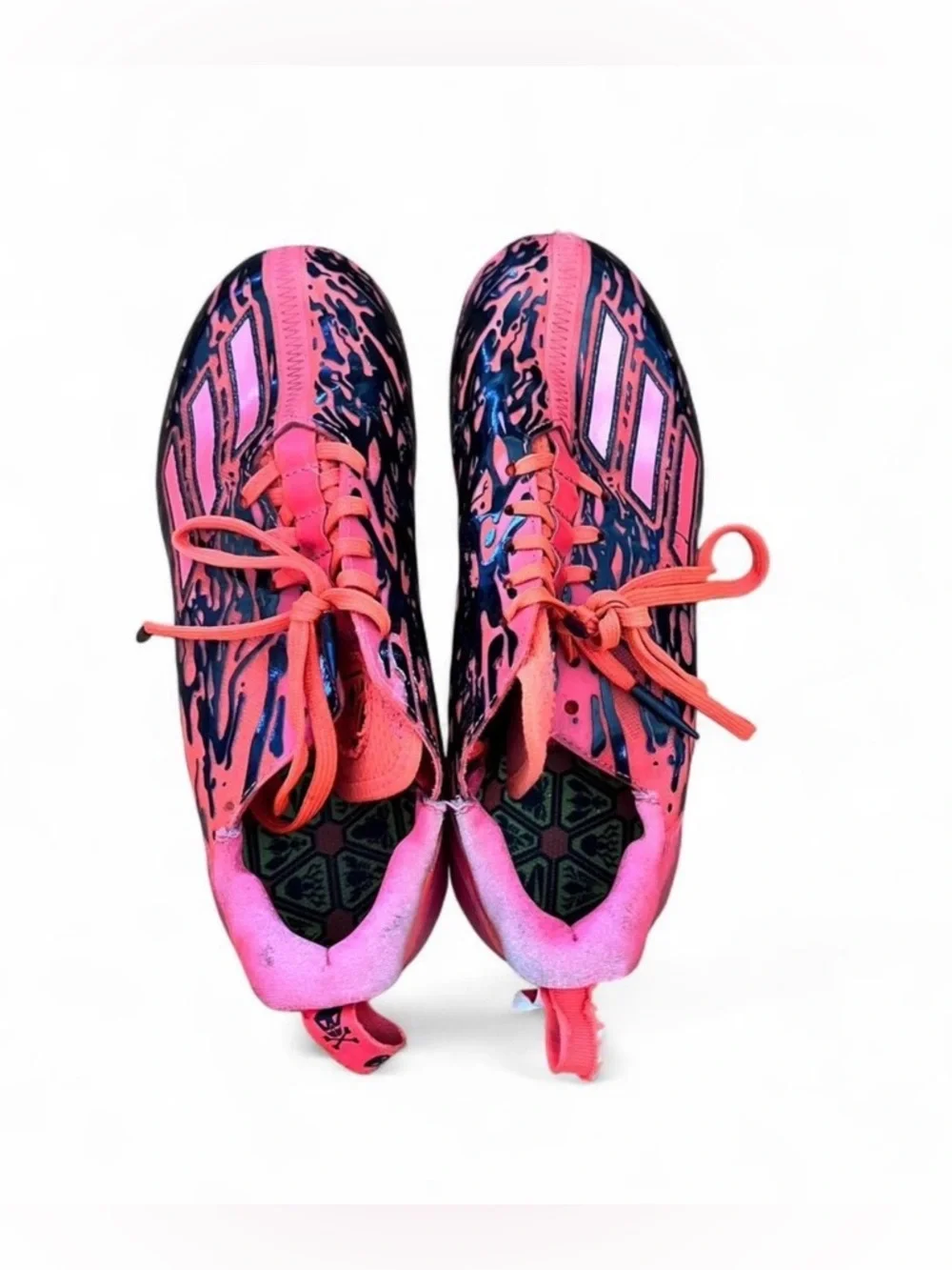 Adidas Adizero Elite 2.0 football cleats - red and black